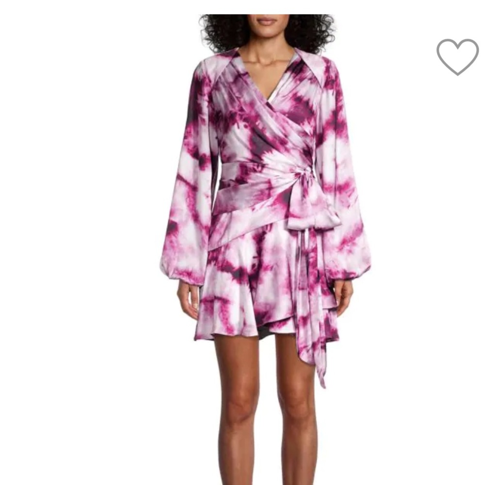 Faux wrap dress